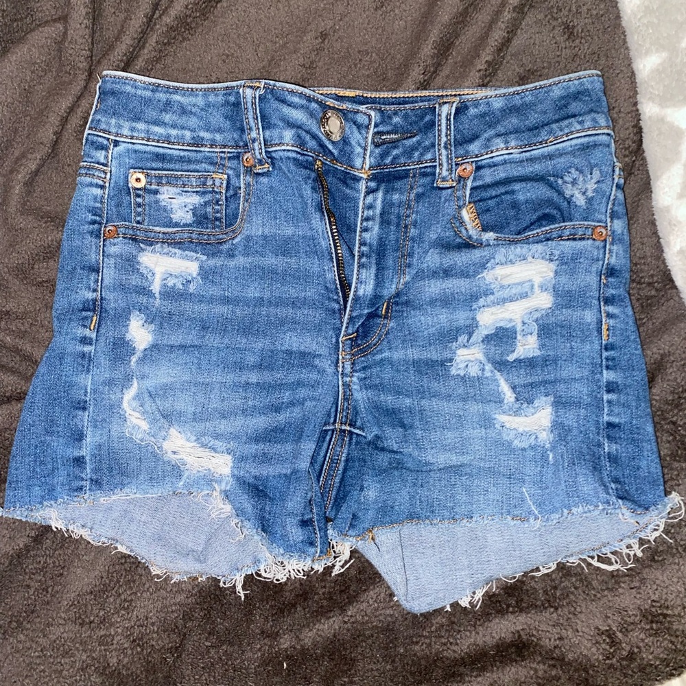 American Eagle High rise Jean shorts